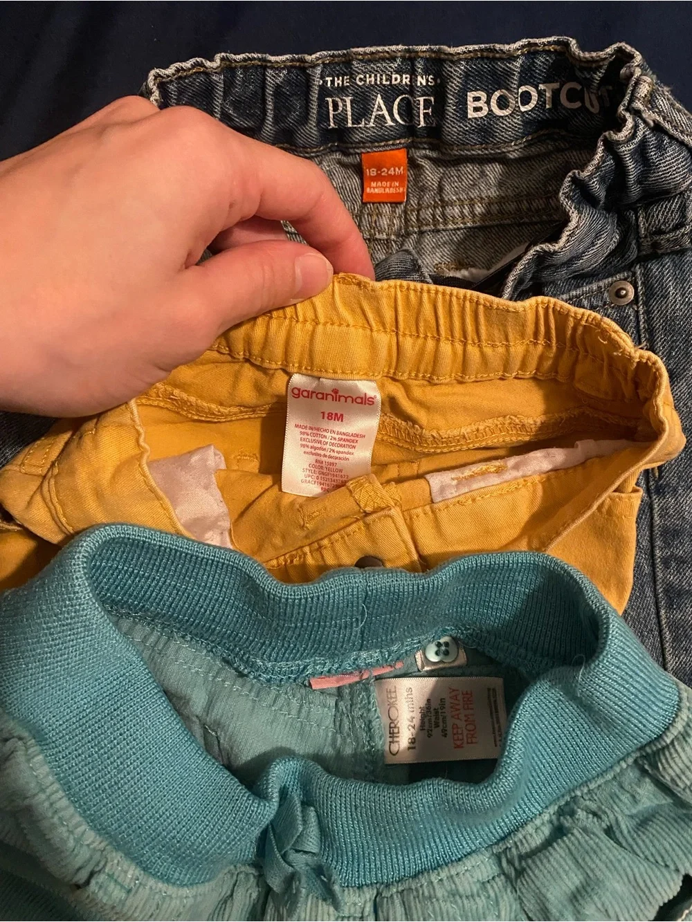 18 and 18-24M Pants Lot